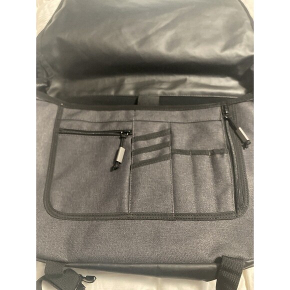 Ogio Laptop Computer Messenger Bag Gray 16" x 11" X 4” Adjustable Strap - Picture 2 of 12
